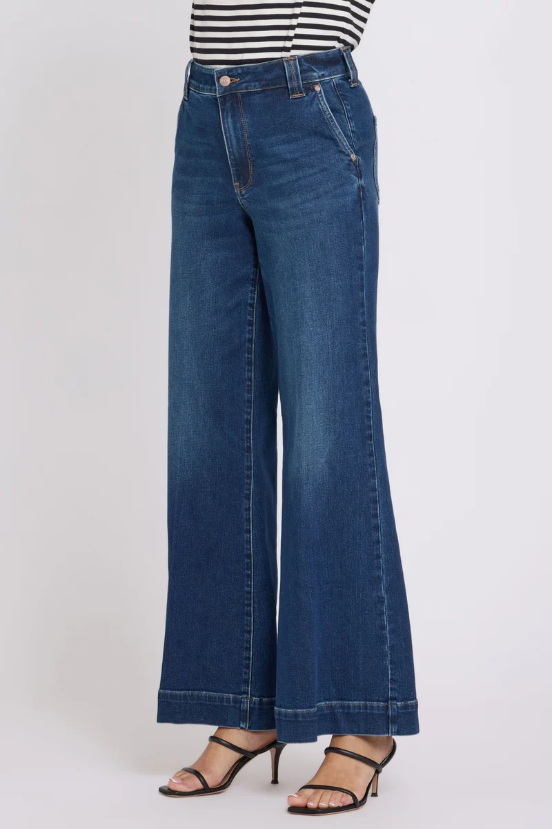 Mia Palazzo Jeans mit High Rise | Sunset Villa