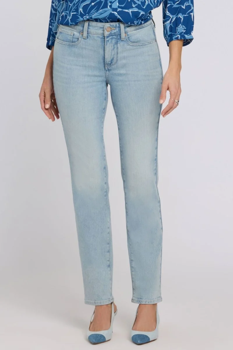 Sheri Slim Straight Jeans In Re-New Denim | Keys View