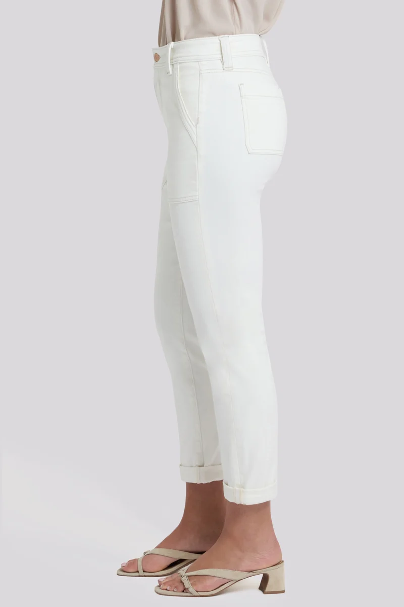 Margot Girlfriend Jeans | Vintage White