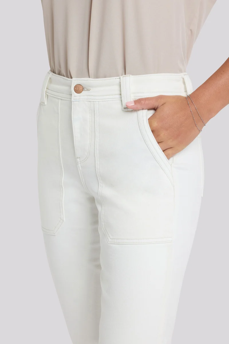 Margot Girlfriend Jeans | Vintage White