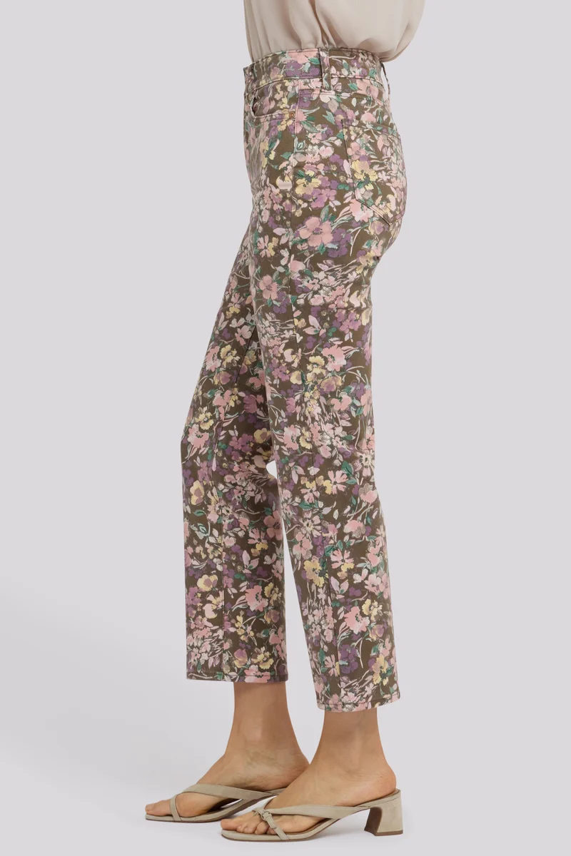 Marilyn Straight Ankle Jeans mit High Rise | Earth Blooms