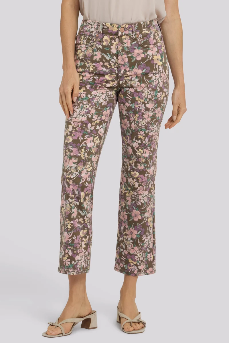 Marilyn Straight Ankle Jeans mit High Rise | Earth Blooms