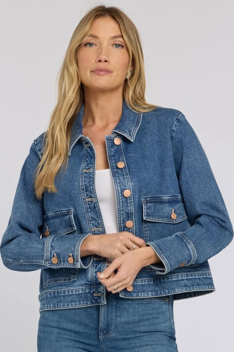 Denim Jacket mit Oversize Pockets | Salton
