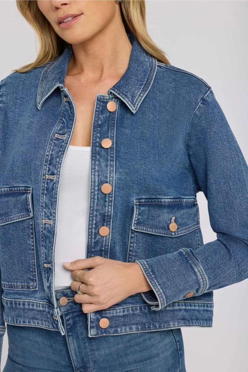 Denim Jacket mit Oversize Pockets | Salton