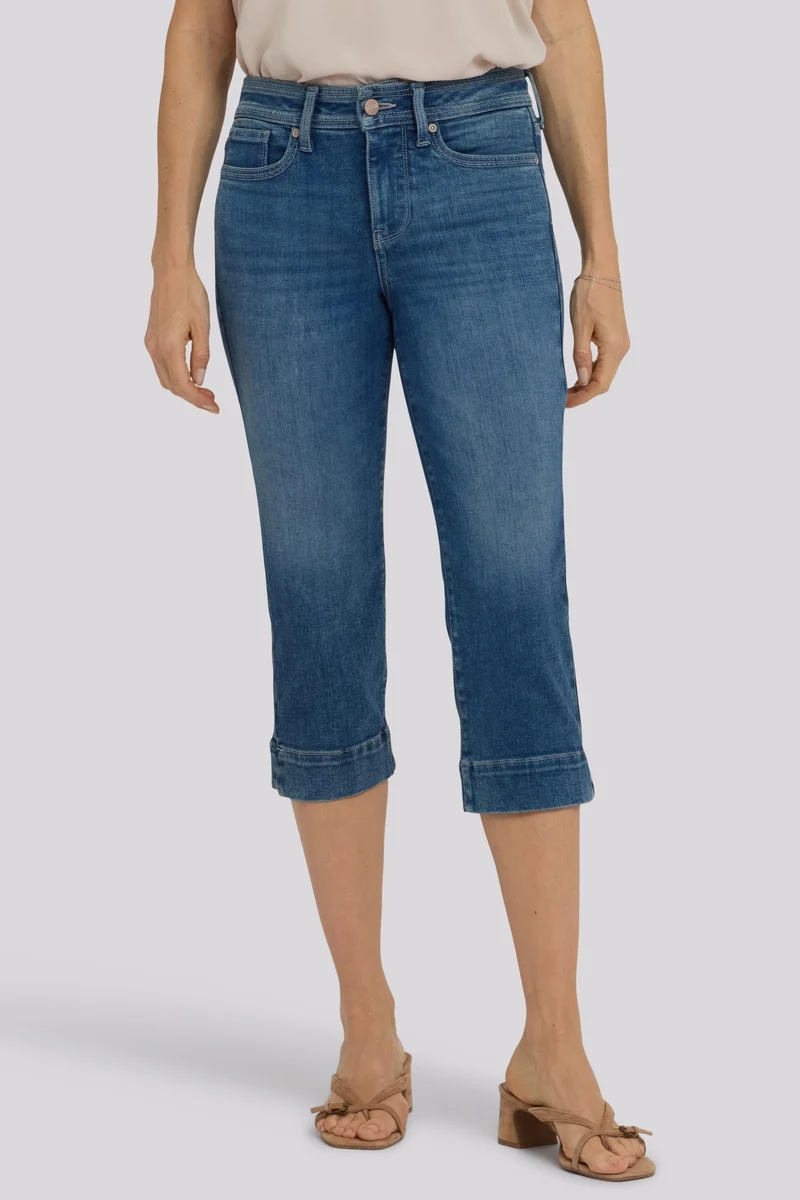 Marilyn Straight Crop Jeans In Re-New Denim | Breezy Palms