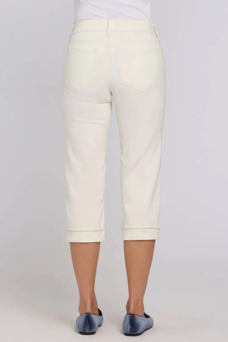 Marilyn Straight Crop Jeans | Vintage White