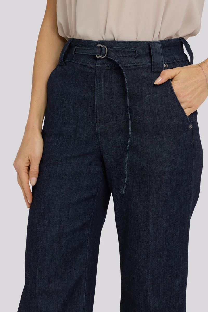 Mia Palazzo Jeans mit High Rise | Rinse