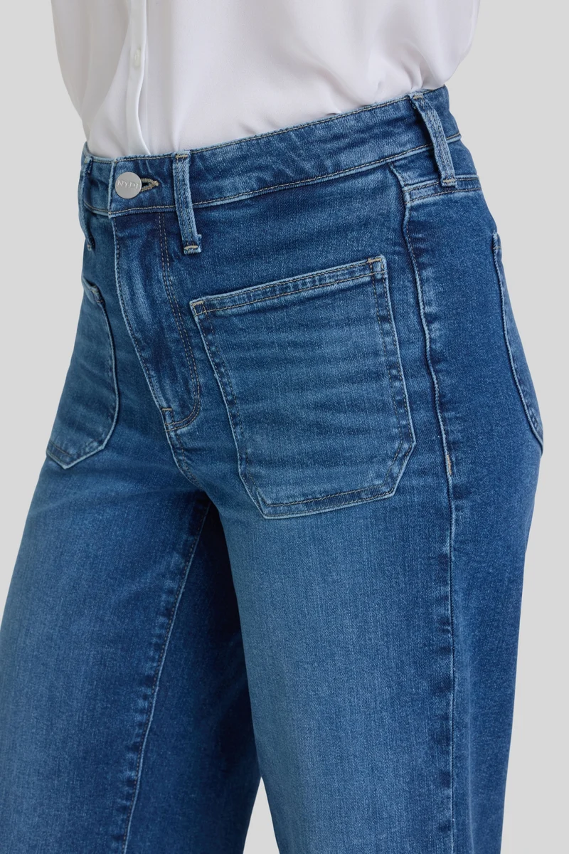 Teresa Wide Leg Ankle | Opera Blue