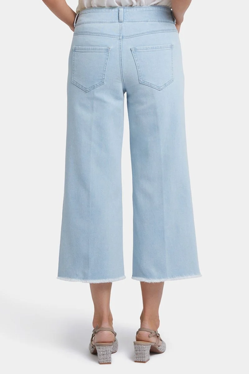 Brigitte Wide Leg Capri Jeans | Clear Water