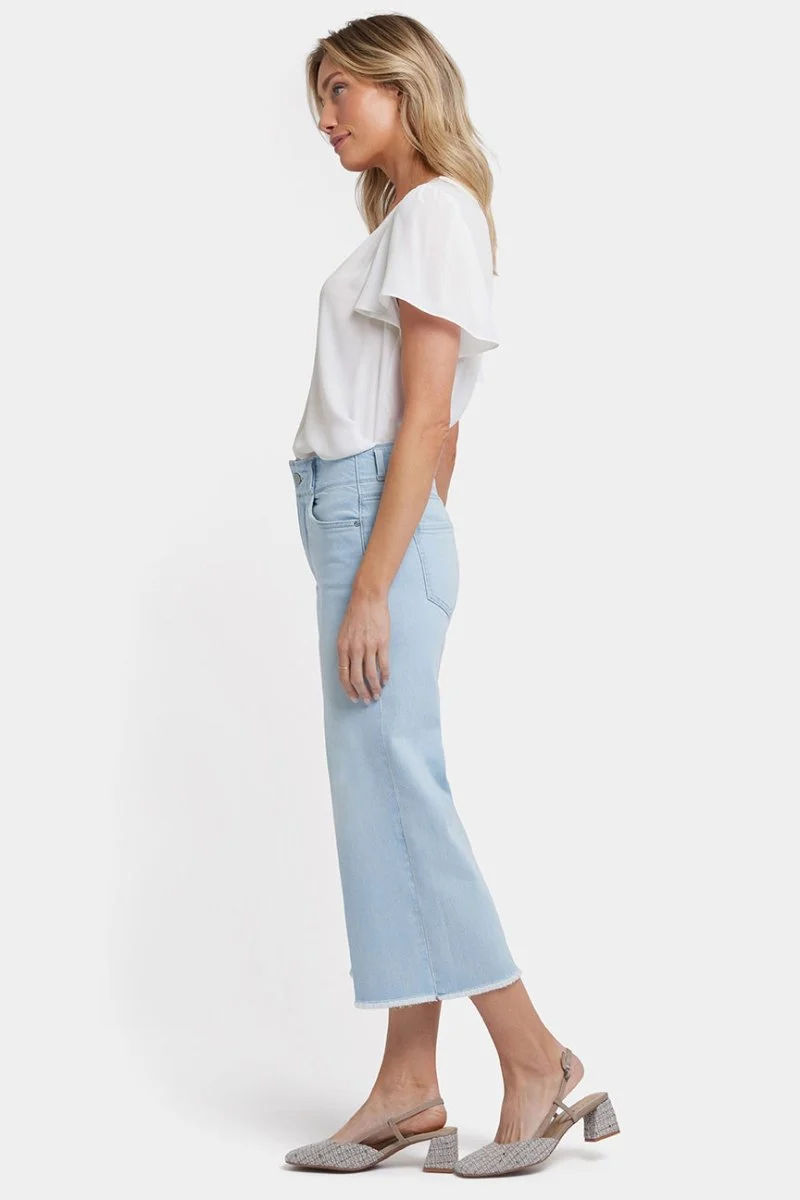 Brigitte Wide Leg Capri Jeans | Clear Water