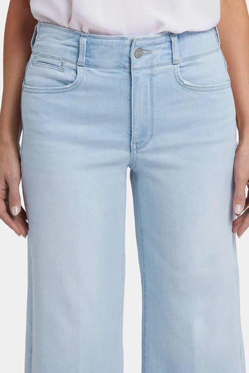 Brigitte Wide Leg Capri Jeans | Clear Water