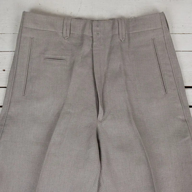 Pier Trousers Double Face Linen Serge Natural