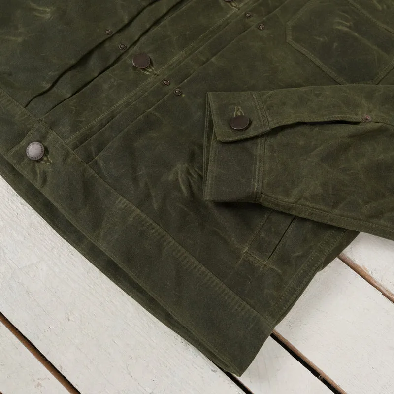Riders Jacket Waxed Olive