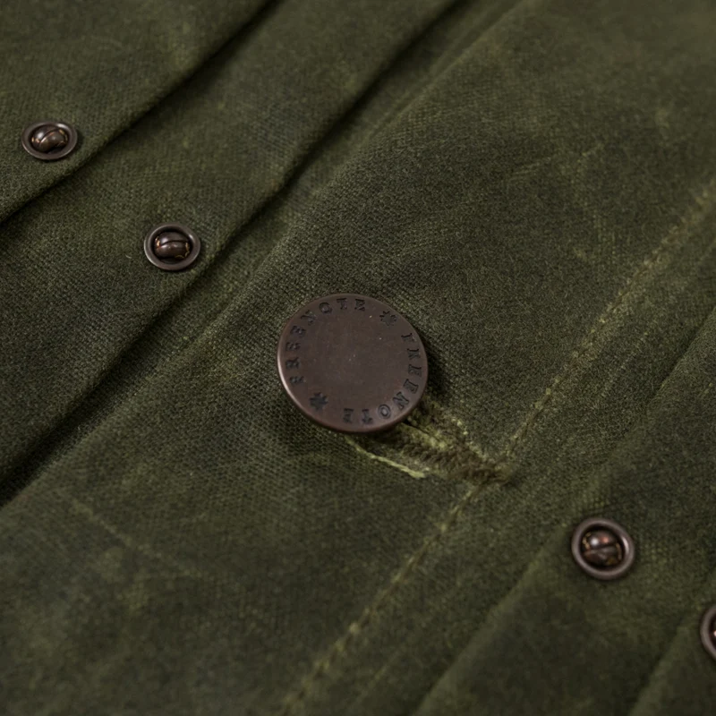 Riders Jacket Waxed Olive
