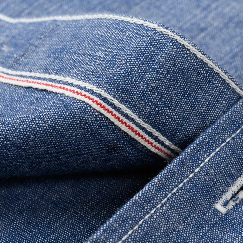 IHSH-21-BLU 10 oz. Chambray Work Shirt
