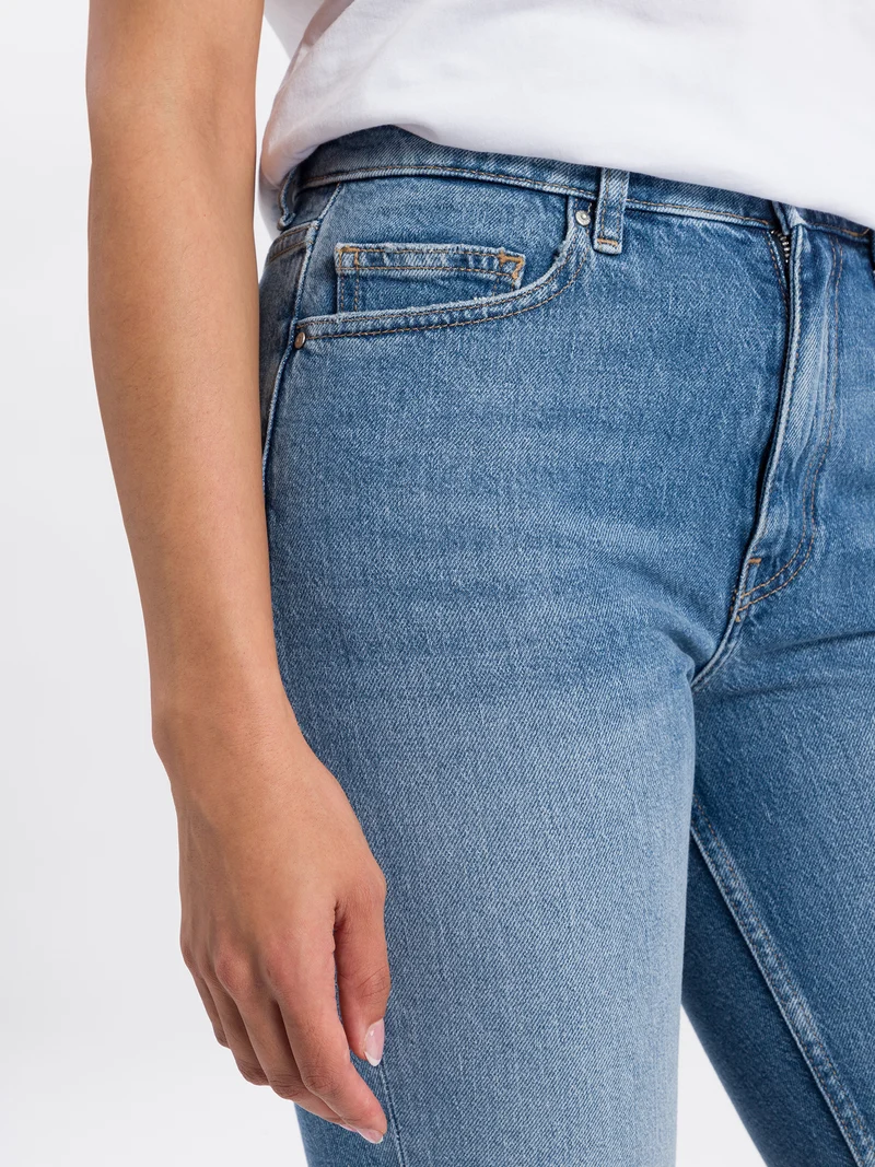 Marisa Damen Jeans Shorts hellblau