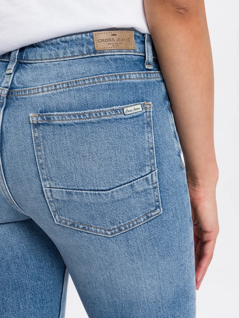 Marisa Damen Jeans Shorts hellblau
