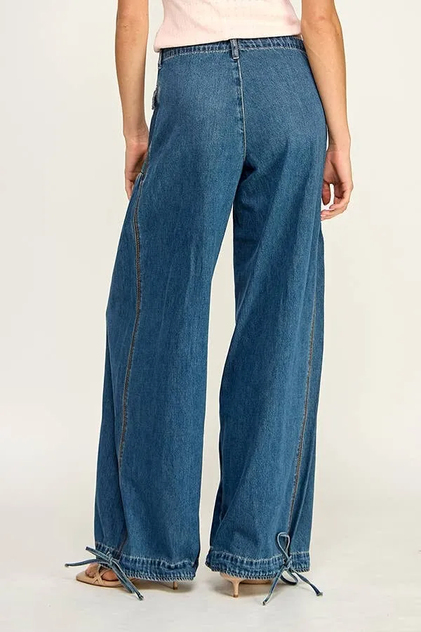 Lotus Balloon Denim
