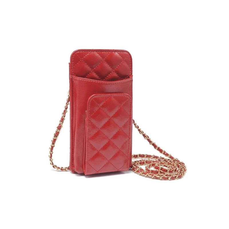 Brianna 2.0 Cell Phone Crossbody: Ivory