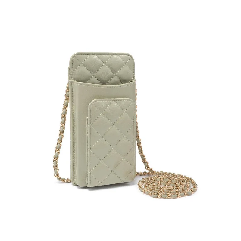 Brianna 2.0 Cell Phone Crossbody: Ivory