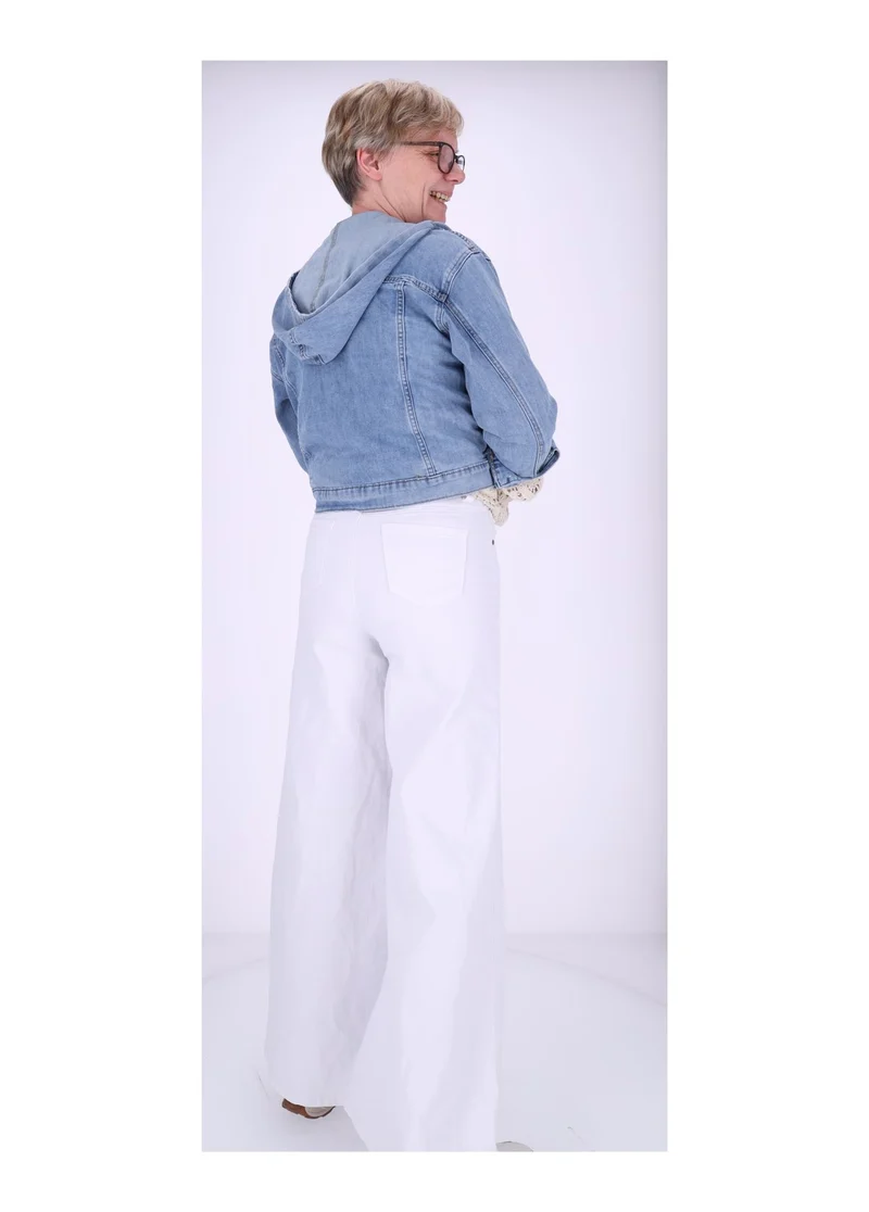 Splash of Color Damen Jeans weites Bein