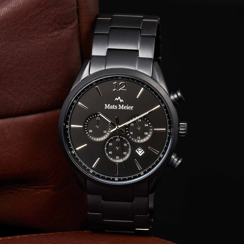 Mats Meier Grand Cornier herren Uhr Schwarz MM00109