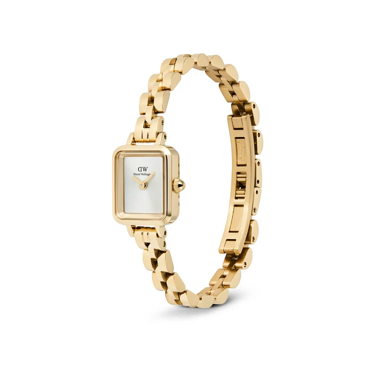 Daniel Wellington Petite & Quadro Mini Arch Silver Women's Watch DW00100850