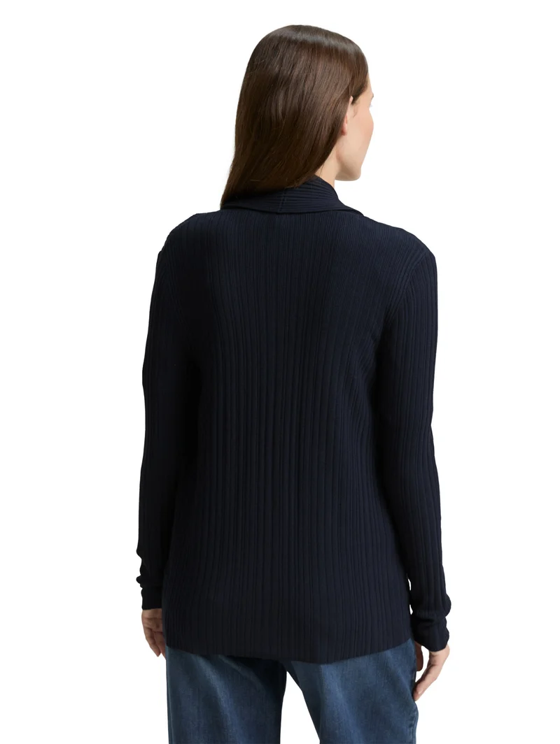 knit rib cardigan, Lunar Eclipse