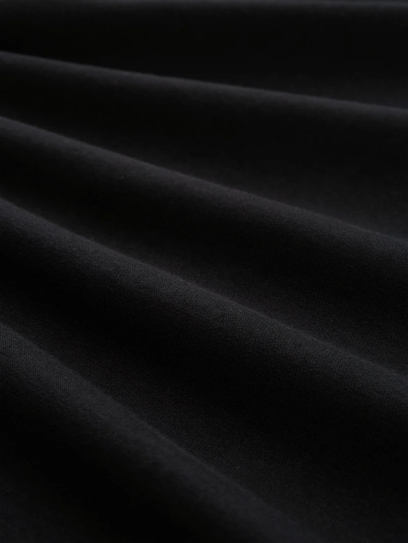 solid hoodie, Black