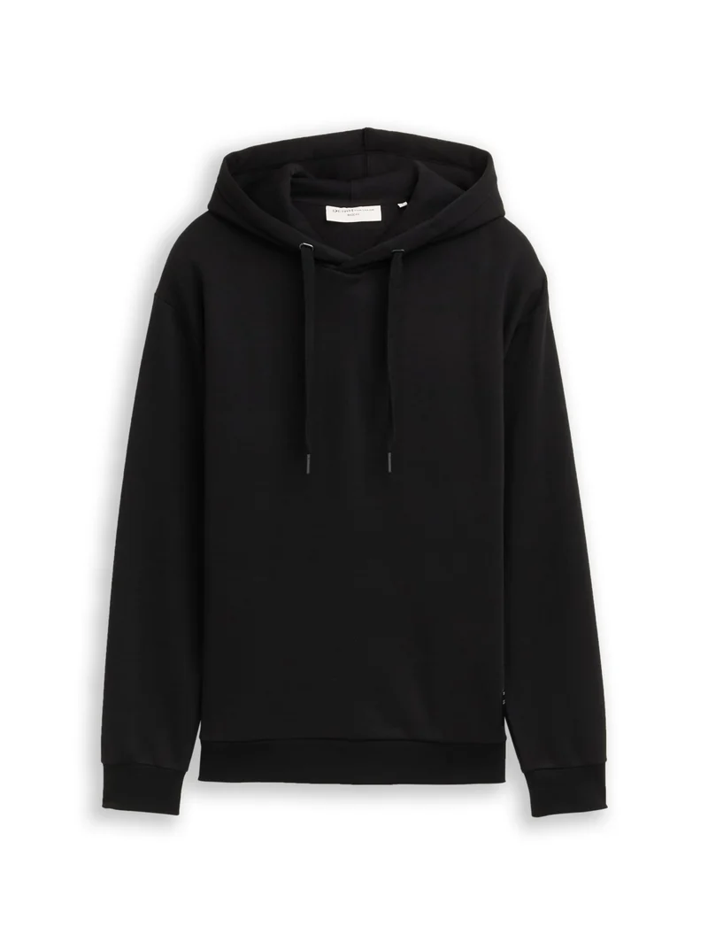 solid hoodie, Black