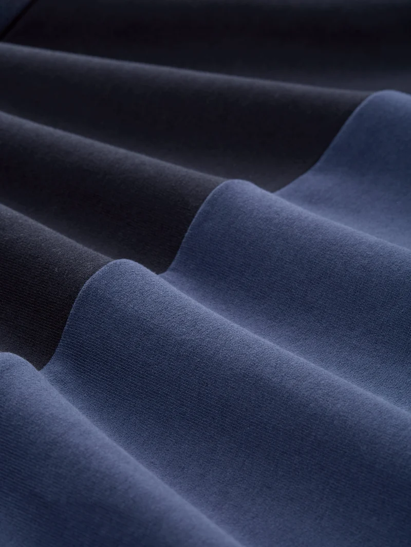 cutline snood, ocean blue