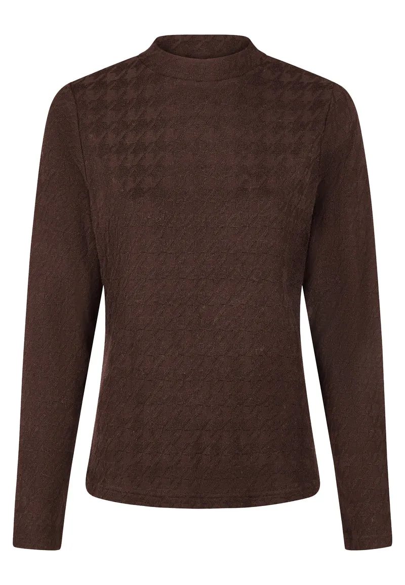 SWEATER, CHOCOLATE