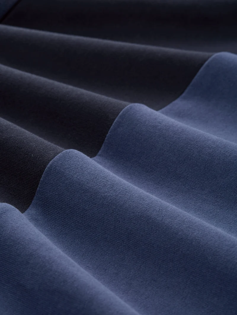 cutline snood, ocean blue