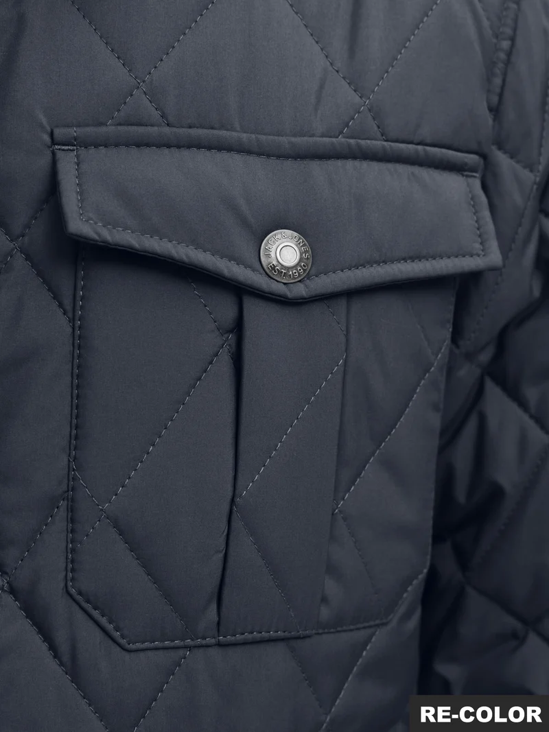 JPRBLUBRYAN QUILTED JACKET, Dark Navy