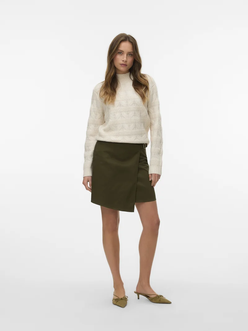 VMVIRGO LS HIGHNECK PULLOVER BF, Birch