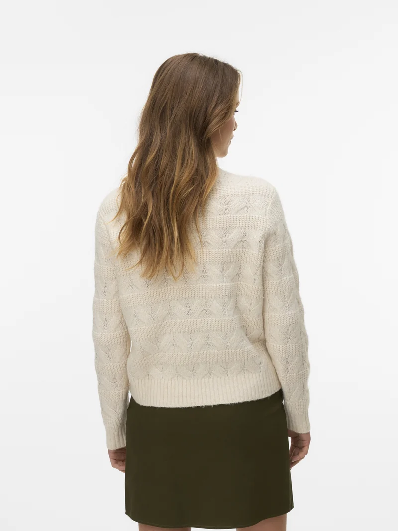 VMVIRGO LS HIGHNECK PULLOVER BF, Birch