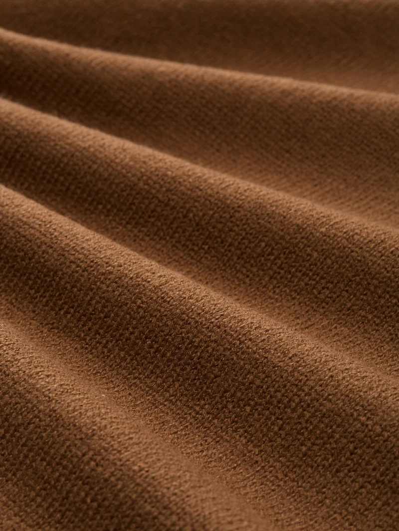 basic crew neck knit, Golden Clay