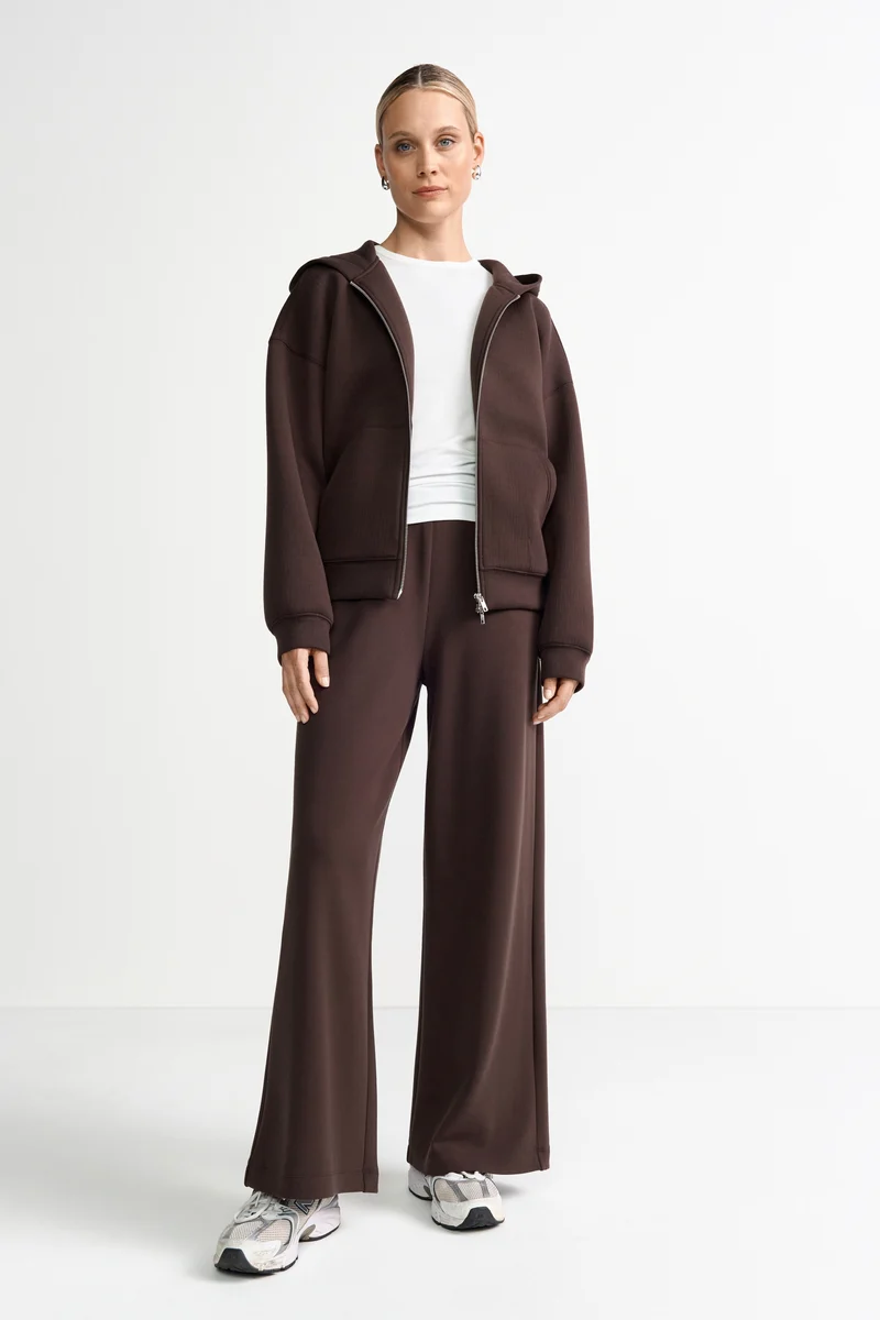 Zip Jacket, dark chocolate