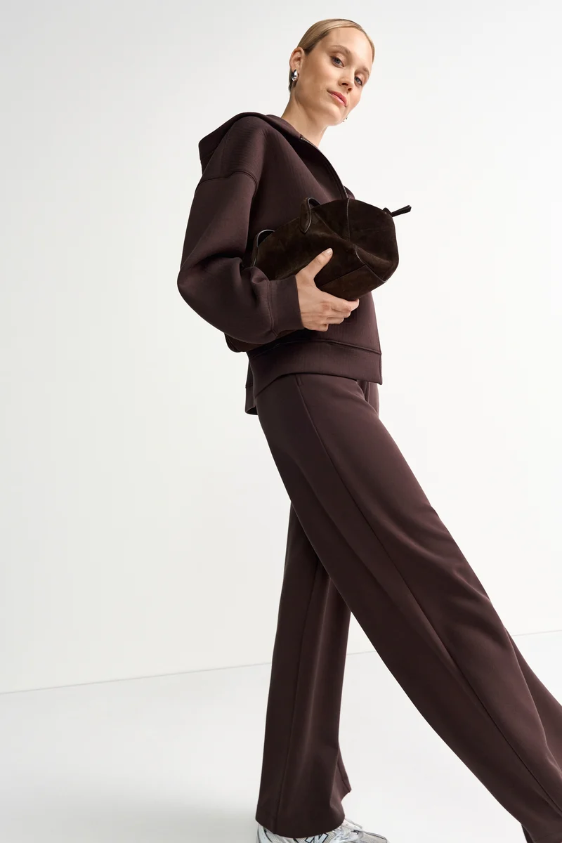 Zip Jacket, dark chocolate