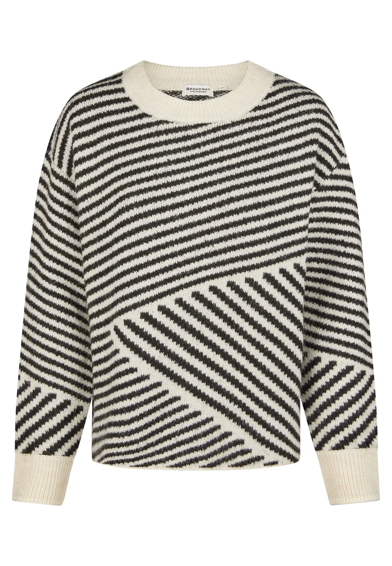 SWEATER, BLACK - CASHEW