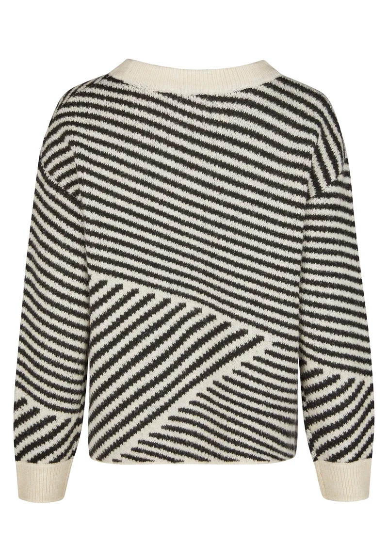 SWEATER, BLACK - CASHEW