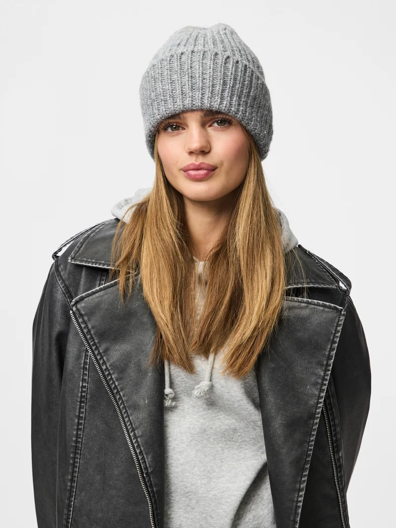 PCMILLA HOOD NOOS BC, Medium Grey Melange/MELANGE