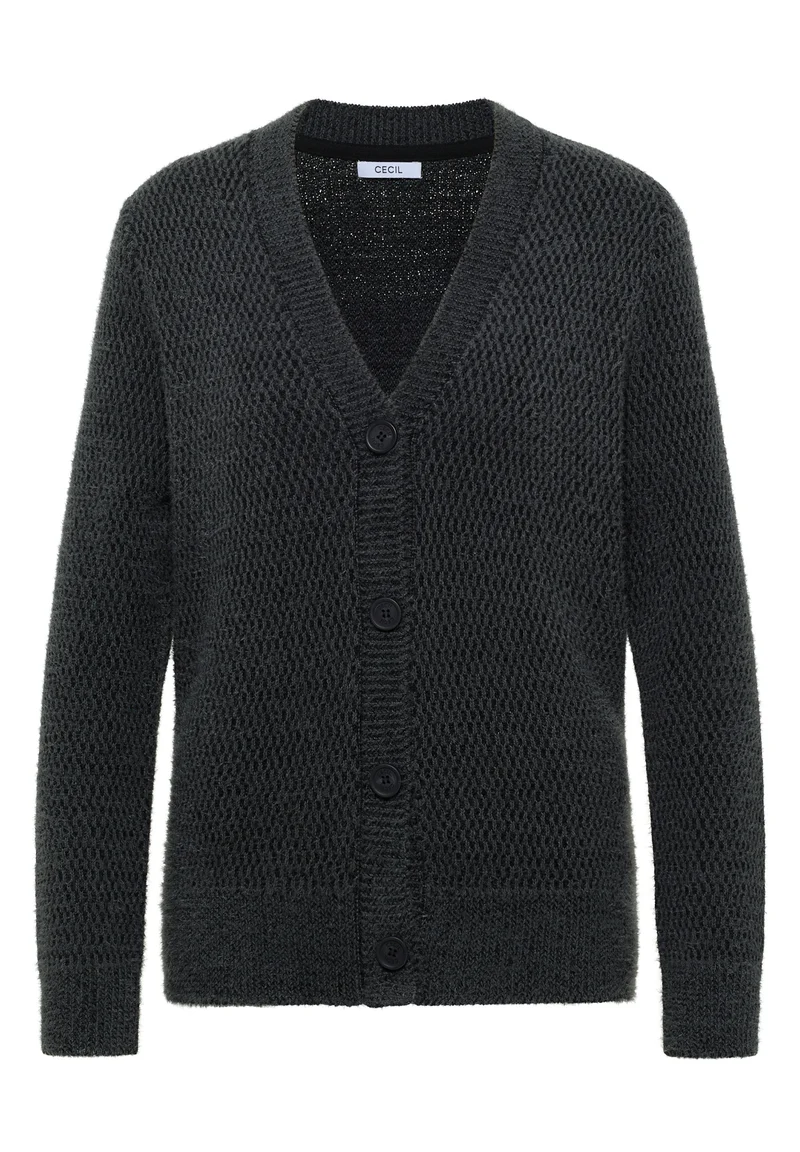 Featheryarn Cardigan, Black