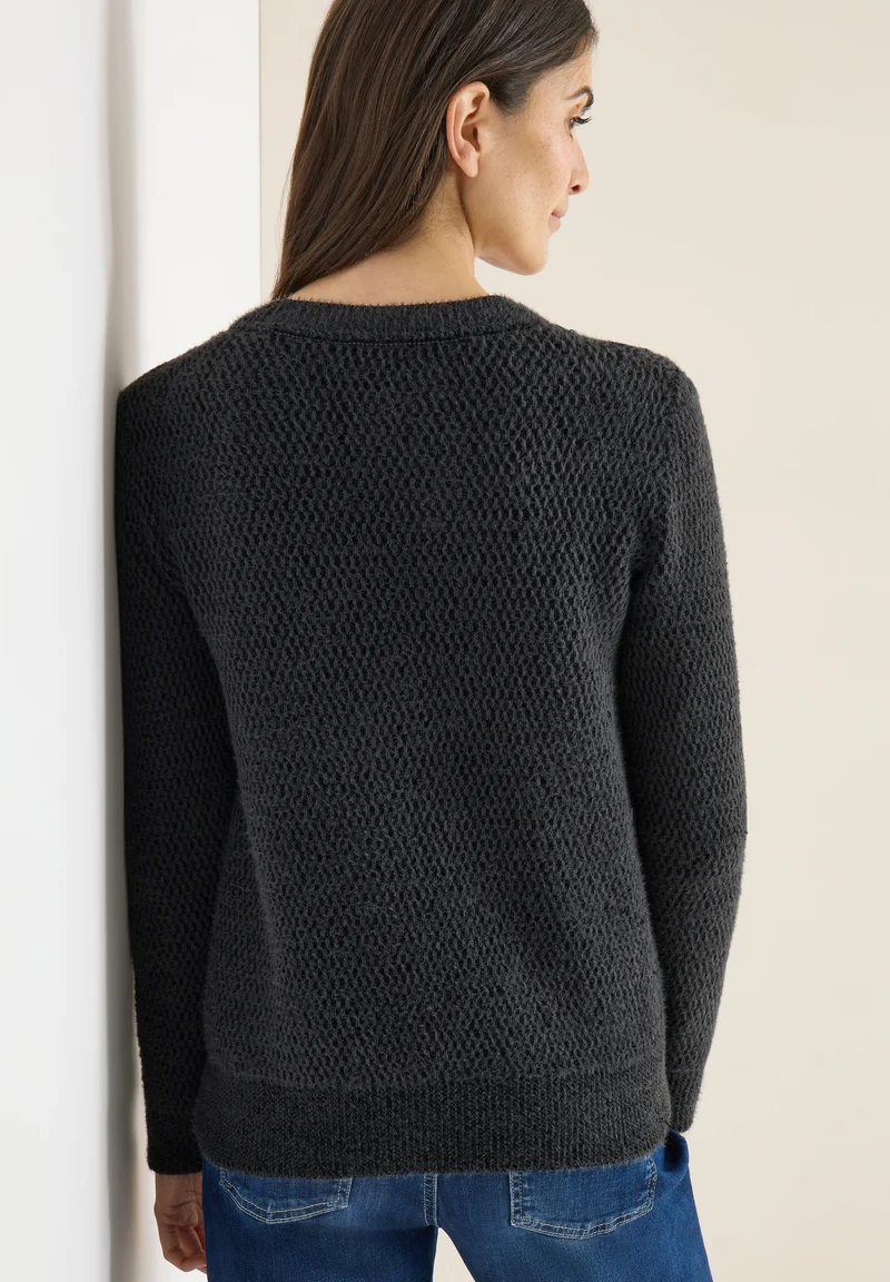 Featheryarn Cardigan, Black