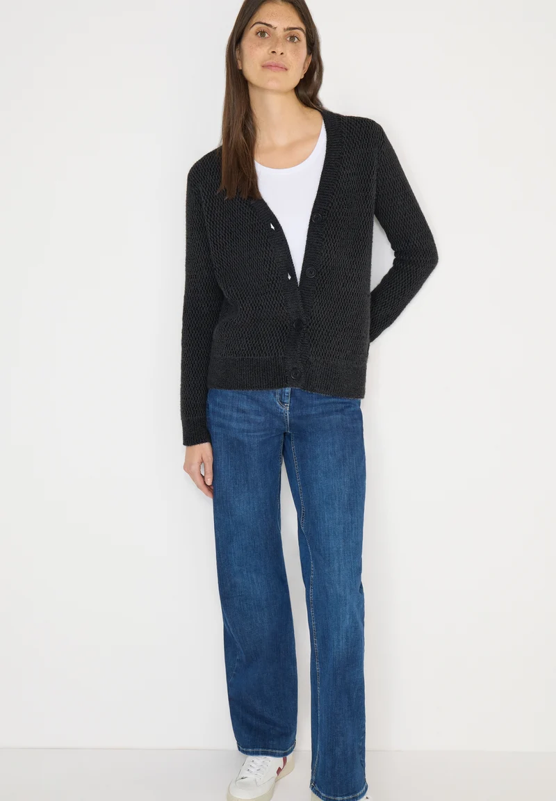 Featheryarn Cardigan, Black