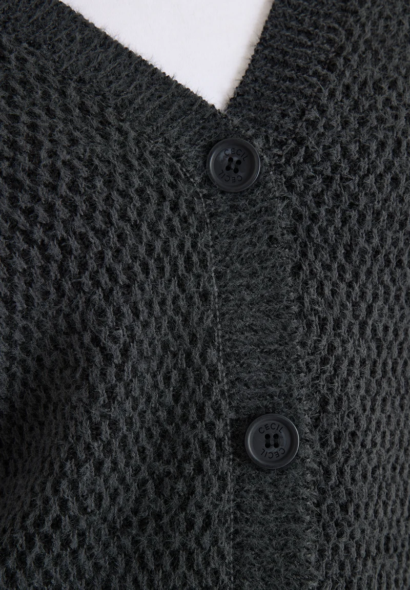 Featheryarn Cardigan, Black