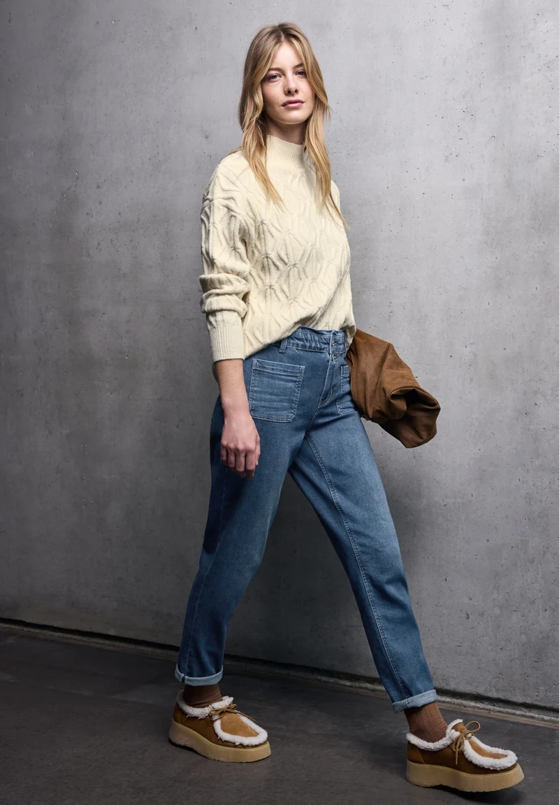 Studio Style,Paperbag,hw,mediu, Medium Blue Washed