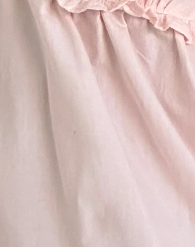 Melda Tee-Minikleid aus Popeline Hellrosa
