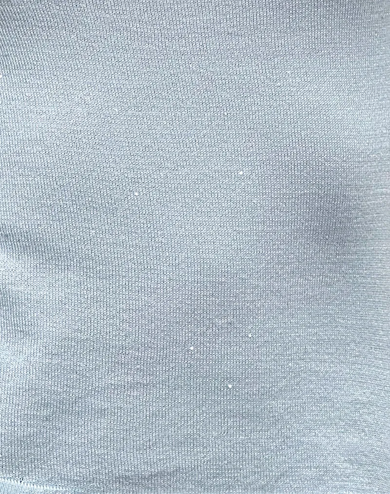 Raiya Vest Top in Babyblau