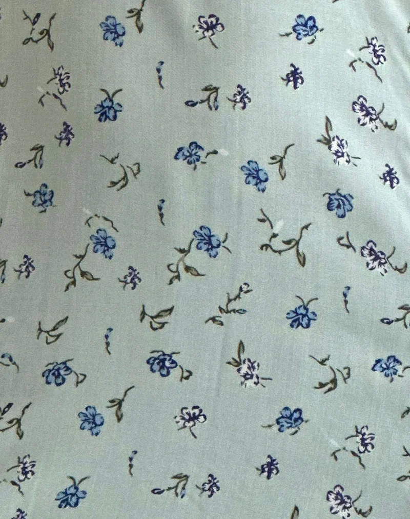 Vaiso Minikleid in hübschem Blütengrün